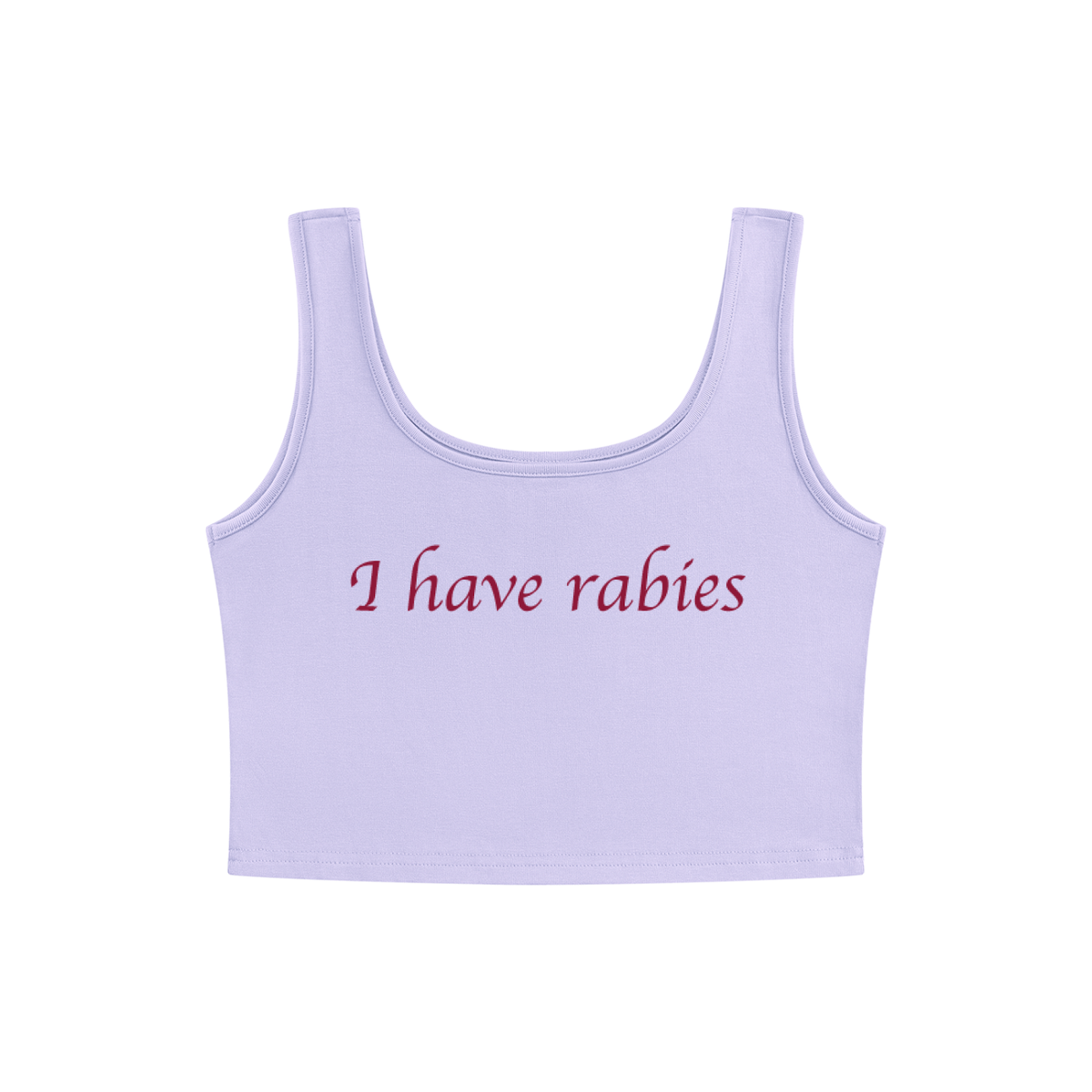 Rabies Women's Cropped Tank Top