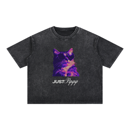 Just Pspsps Boxy Cotton T-Shirt