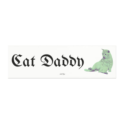 Cat Daddy Gothic Cat Car Magnet