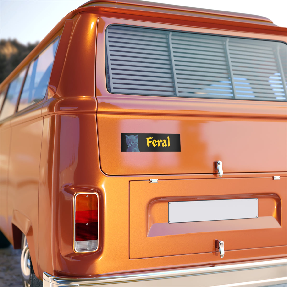 Feral Cat Bumper Sticker