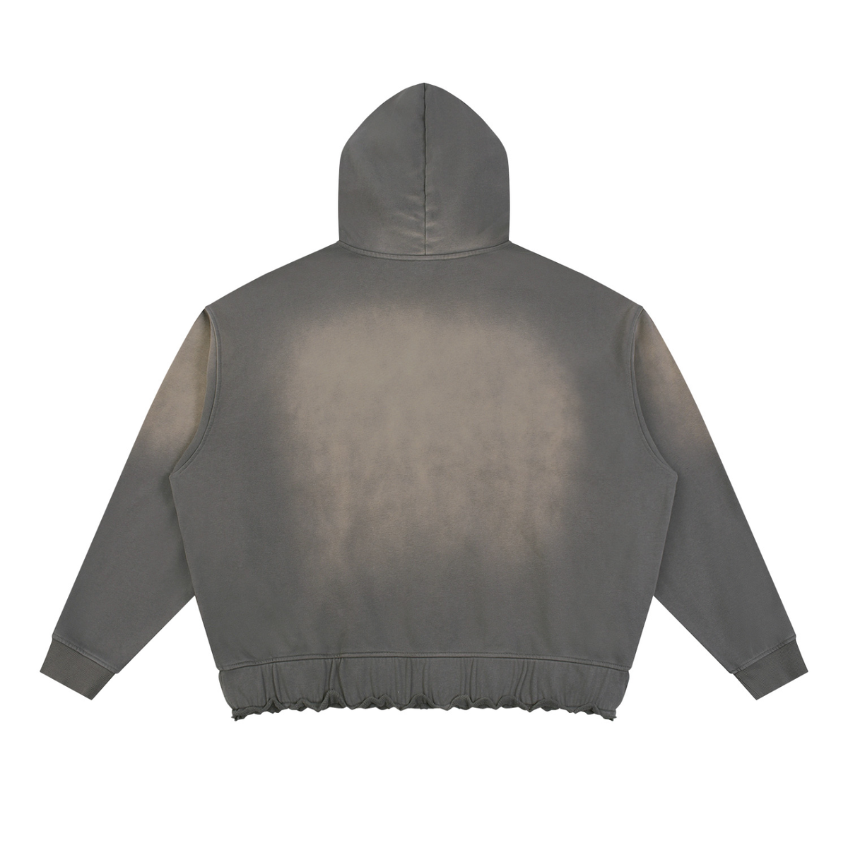 Feral Unisex Sunfade Ripped Boxy Hoodie