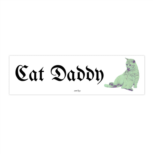 Cat Daddy Bumper Sticker