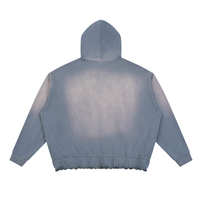 Cat Daddy Sunfade Ripped Boxy Hoodie