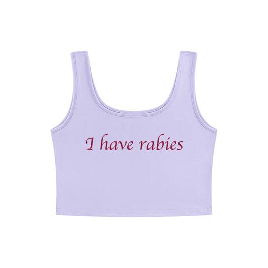 Rabies Women's Cropped Tank Top