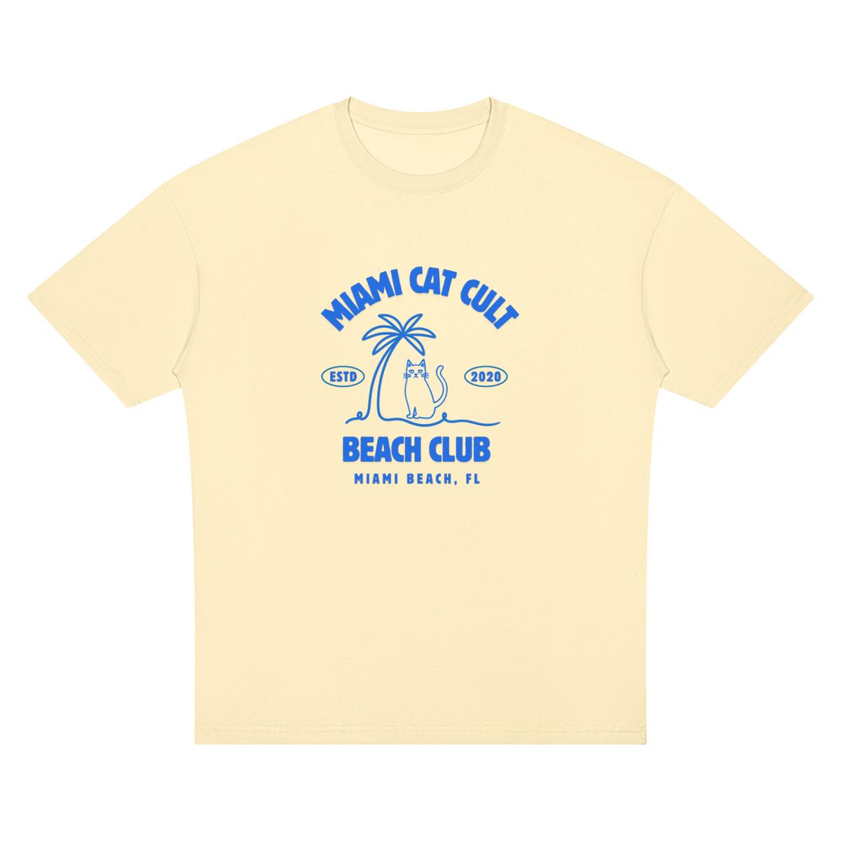 Cat Cult Oversized Drop Shoulder T-Shirt
